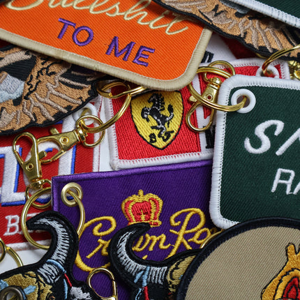 PATCH KEYCHAINS Pack of 4 (WE PICK)