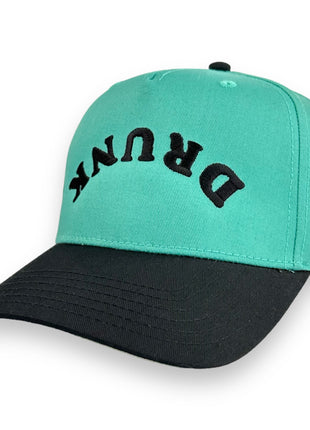DRUNK HAT Upside Down Custom Embroidered Cap