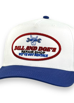 DILL AND DOES REPAIR SHOP HAT CUSTOM EMBROIDERY
