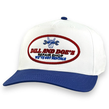 DILL AND DOES REPAIR SHOP HAT CUSTOM EMBROIDERY