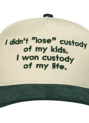 I didn’t lose custody embroidered SnapBack hat cap