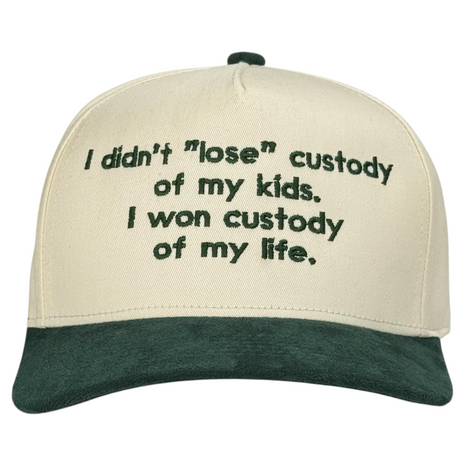 I didn’t lose custody embroidered SnapBack hat cap