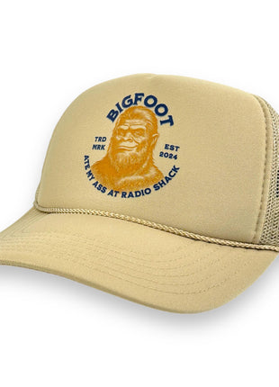 BIGFOOT ATE MY ASS AT RADIO SHACK Printed Hat