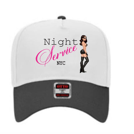 Custom order Night Service NYC 10 hats total. 5 of each.