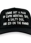 BLACK SNAPBACK BASEBALL CAP
