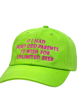 If I Had Fairly Odd Parents Embroidered Hat