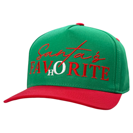 Santa’s Favorite Ho Ho Hat custom embroidered Funny Christmas gift￼