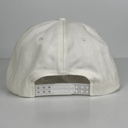 This is not a bald spot it’s a solar panel for brain power custom embroidered Twill White/Black Rope SnapBack cap hat