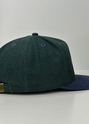 GOD'S SILLIEST GOOSE MID Crown Green Navy Blue Strapback Hat Cap Custom Embroidery Tony Cavalero