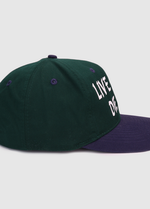Live Slow Die Old Strap back Cap Hat Custom Embroidered
