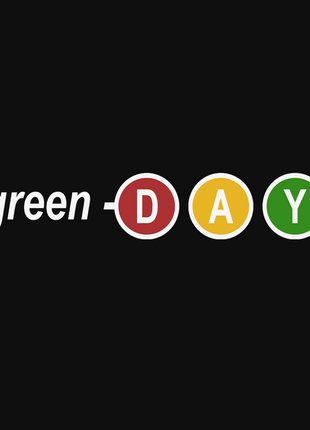 Green Day TOUR SHIRT CUSTOM PRINTED T-SHIRT