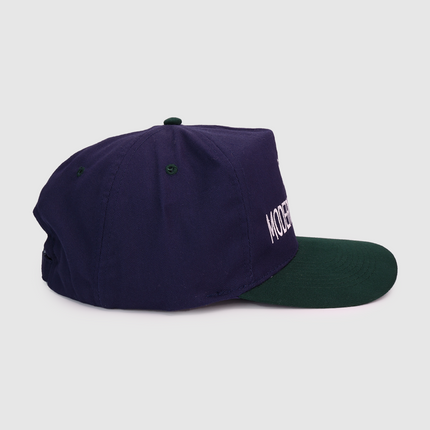I MISS MODERN BASEBALL Vintage Strapback Cap Hat Custom Embroidered Navy/Green