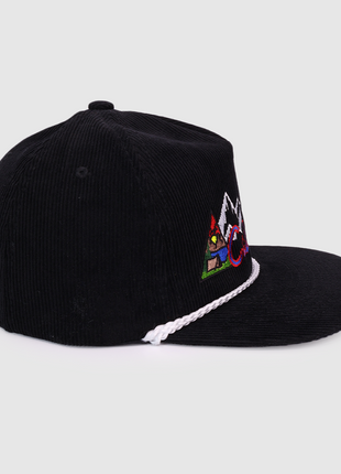 COLORADO SNOWBOARDING SNAPBACK CAP HAT WITH ROPE CUSTOM EMBROIDERED