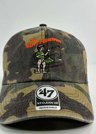 THE HAPPY FISHERMAN HAT Custom Embroidered