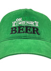 GREEN DAD STRAPBACK CAP