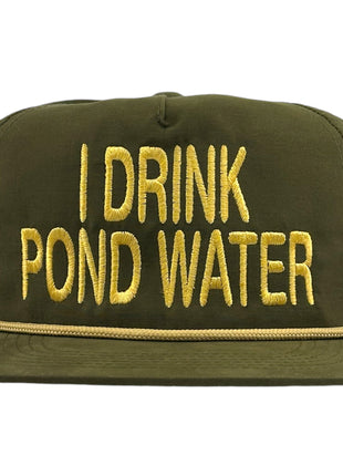 I DRINK POND WATER Hat Potent Frog Official Merch