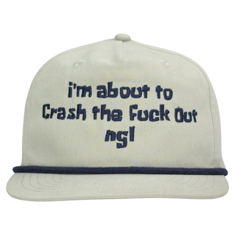 IM About To Crash The Hat Custom Embroidered