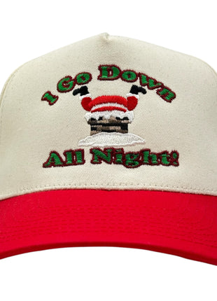 I GO DOWN ALL NIGHT Christmas Party Hat