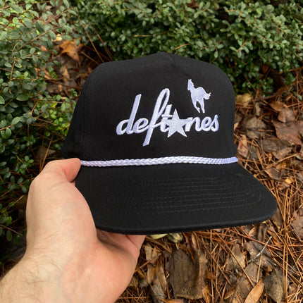 DEFTONES WHITE PONY SnapBack Custom Embroidered Cap Hat