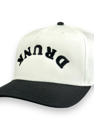 DRUNK HAT Upside Down Custom Embroidered Cap
