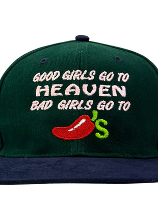 GOOD GIRLS GO TO HEAVEN HAT CUSTOM EMBROIDERY