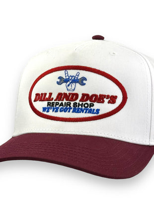 DILL AND DOES REPAIR SHOP HAT CUSTOM EMBROIDERY