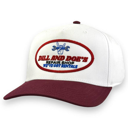 DILL AND DOES REPAIR SHOP HAT CUSTOM EMBROIDERY