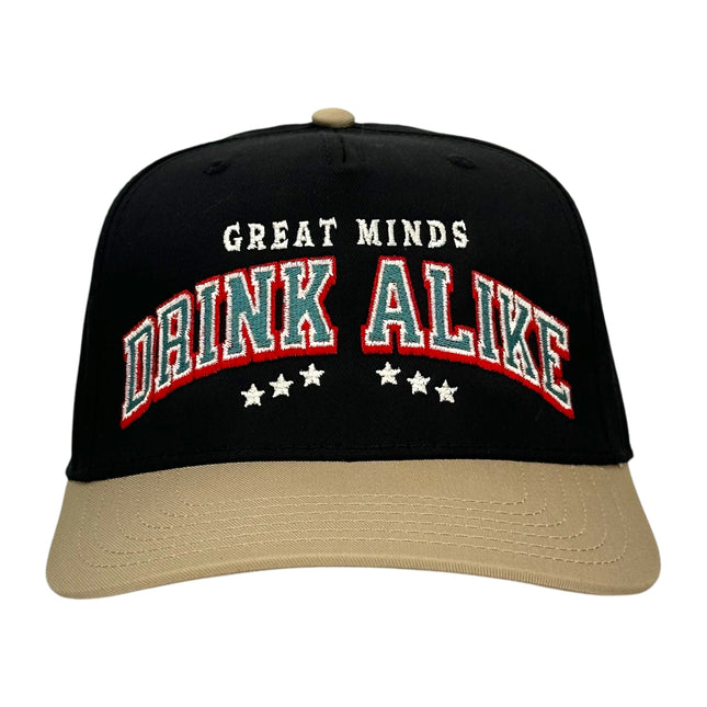 GREAT MINDS DRINK ALIKE Hat Custom Embroidered