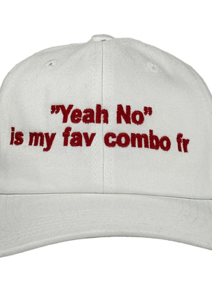 Yeah No Custom Embroidered Dad Hat