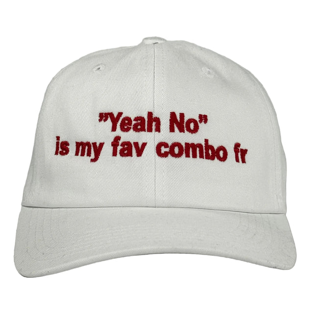 Yeah No Custom Embroidered Dad Hat