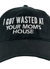BLACK STRAPBACK