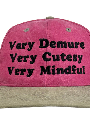 Very Demure Very Cutesy Very Mindful Hat