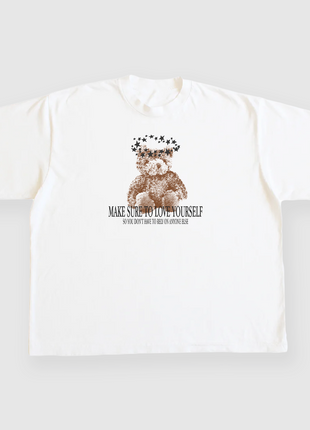 Make Sure To Love Yourself Custom Printed White T-Shirt