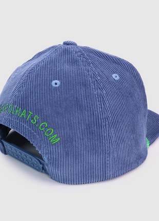 DEER SCENE Corduroy SnapBack with Rope Cap Hat Custom Embroidery
