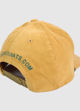 DEER SCENE Corduroy SnapBack with Rope Cap Hat Custom Embroidery