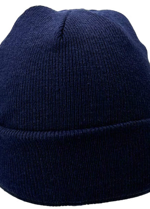 I Miss Modern Baseball Navy Blue Knit Beanie Custom Embroidered