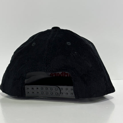 Lemme Get a Pack of Reds and $10 on Pump 6 Black Corduroy Snapback Hat Cap Custom Embroidered