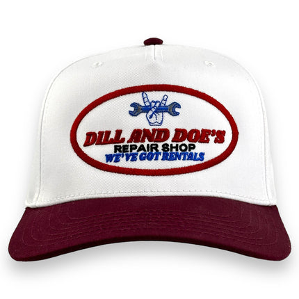 DILL AND DOES REPAIR SHOP HAT CUSTOM EMBROIDERY