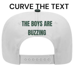 Custom order it’s not peer pressure on front in green thread on a Snapback hat (see photo for back of hat) custom embroidery
