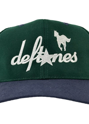 DEFTONES White PONY SnapBack Custom Embroidered Cap Hat