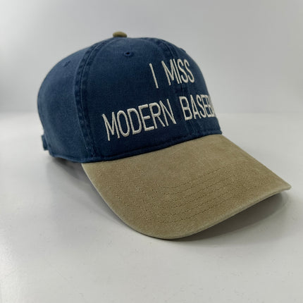 I Miss Modern Baseball Strapback Dad Hat Custom Embroidered