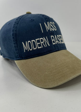 I Miss Modern Baseball Strapback Dad Hat Custom Embroidered