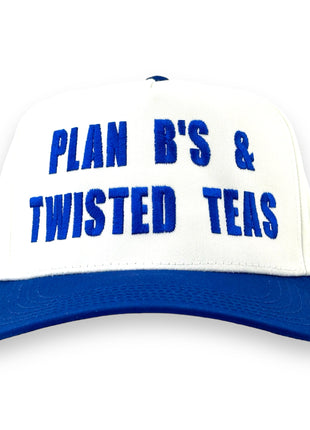 Plan B’s & Twisted Teas Blue Snapback Cap Hat Custom Embroidered