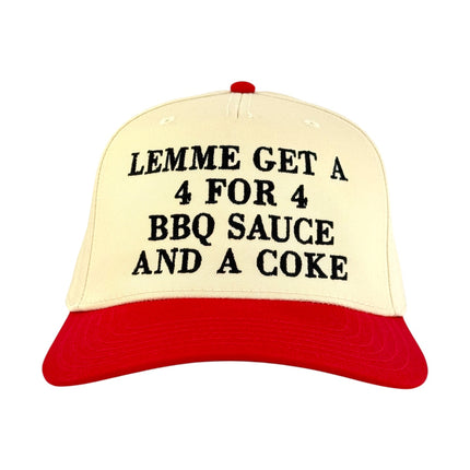 Lemme Get A 4 For 4 Custom Embroidered Hat