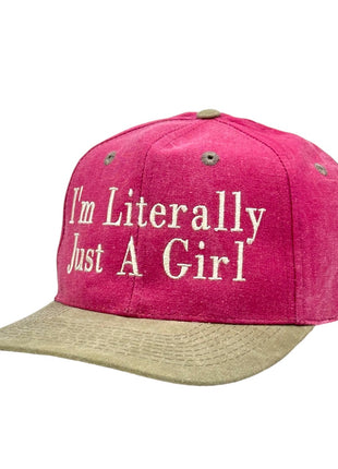 I’m Literally Just a Girl Embroidered Hat