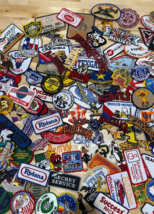 25pcs lot Random Mix Sew-on Iron on Patches Fashion Embroidered