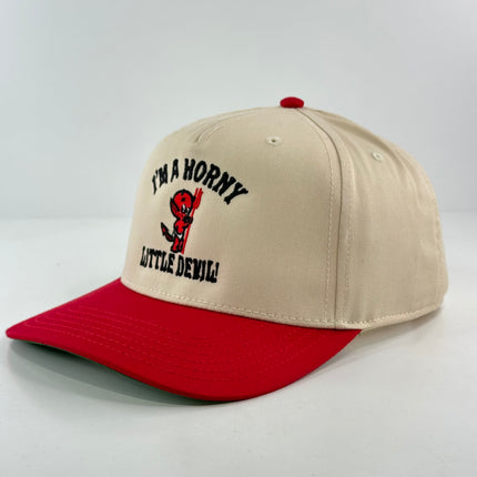 IM A HORNY LITTLE DEVIL HAT Custom Embroidery