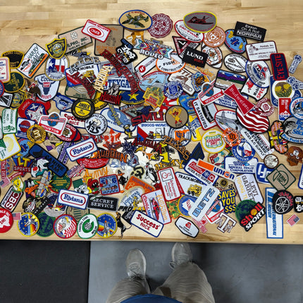 25pcs lot Random Mix Sew-on Iron on Patches Fashion Embroidered