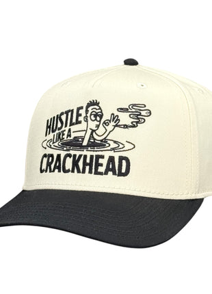 Hustle Like A Crackhead Custom Embroidered Hat