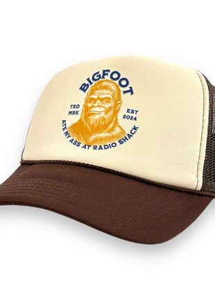 BIGFOOT ATE MY ASS AT RADIO SHACK Printed Hat